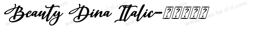 Beauty Dina Italic字体转换